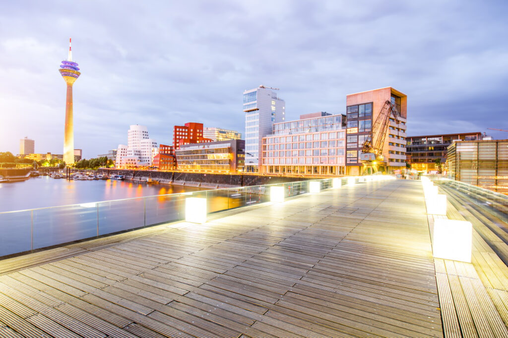 Dusseldorf city in Germany